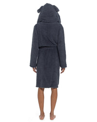 Foxbury Womens Dog Sherpa Fleece Dressing Gown