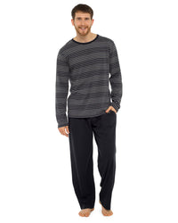 Tom Franks Mens Jersey Cotton Long Sleeve Pyjamas