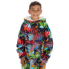 Huggable Kids Graffiti Oversized Snuggle Hoodie