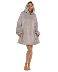 Wolf & Harte Womens Sherpa Lined Snuggle Hoodie