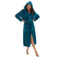 Forever Dreaming Womens Shimmer Fleece Dressing Gown