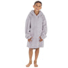 Huggable Kids Plain Oversized Fleece Hoodie