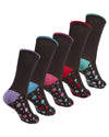 Cottonique Womens 5 Pack Socks