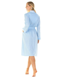 La Marquise Womens Cotton Dots Robe