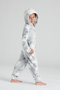 Kids Grey Penguin Onesie