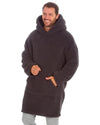 Huggable Mens Borg Fleece Oversized Hoodie