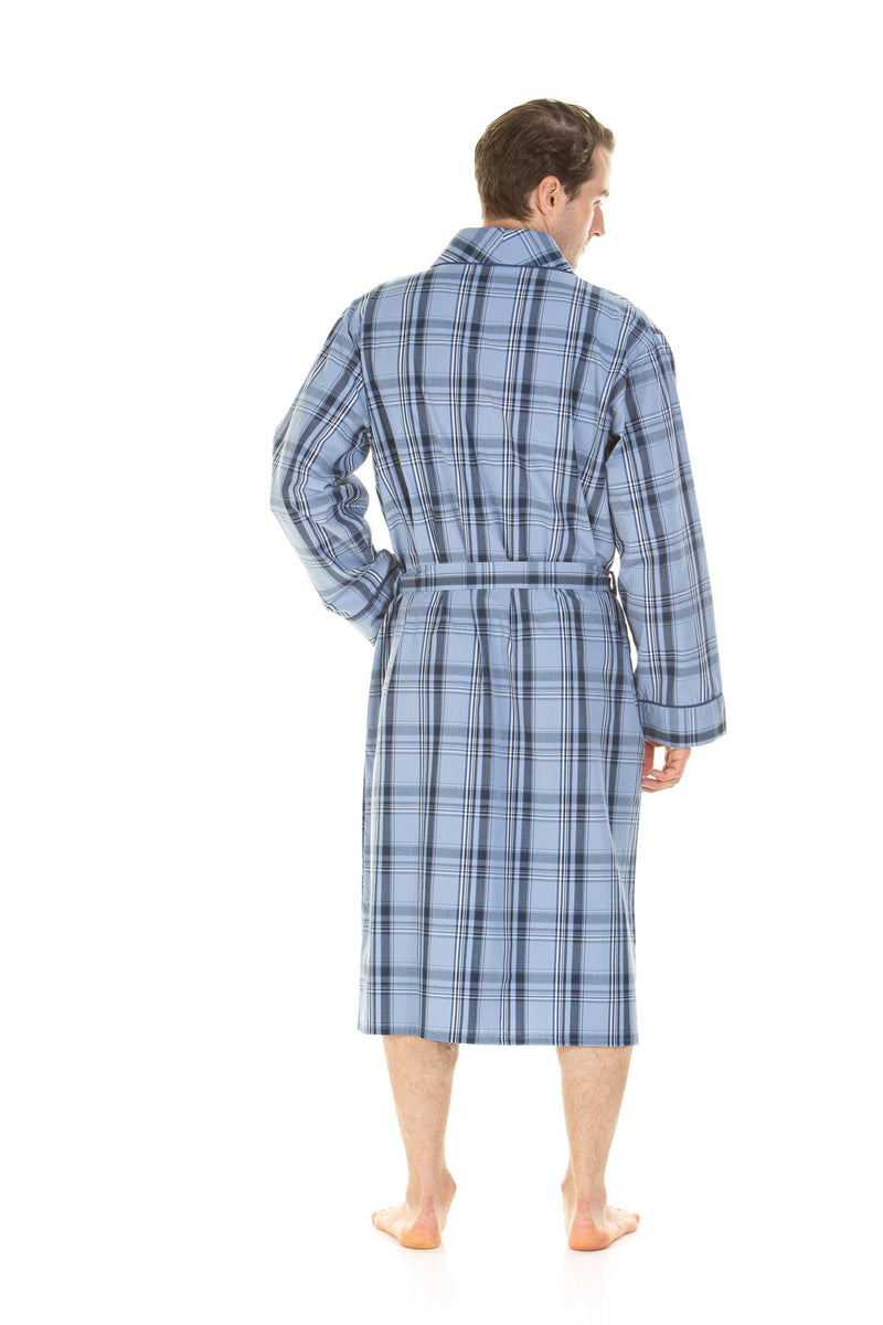 Haigman Mens 100% Poplin Cotton Dressing Gown