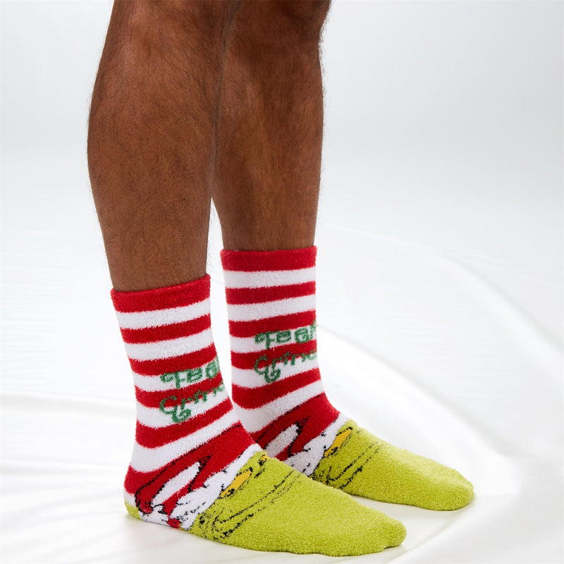 The Grinch Mens 2 Pack Christmas Cosy Socks