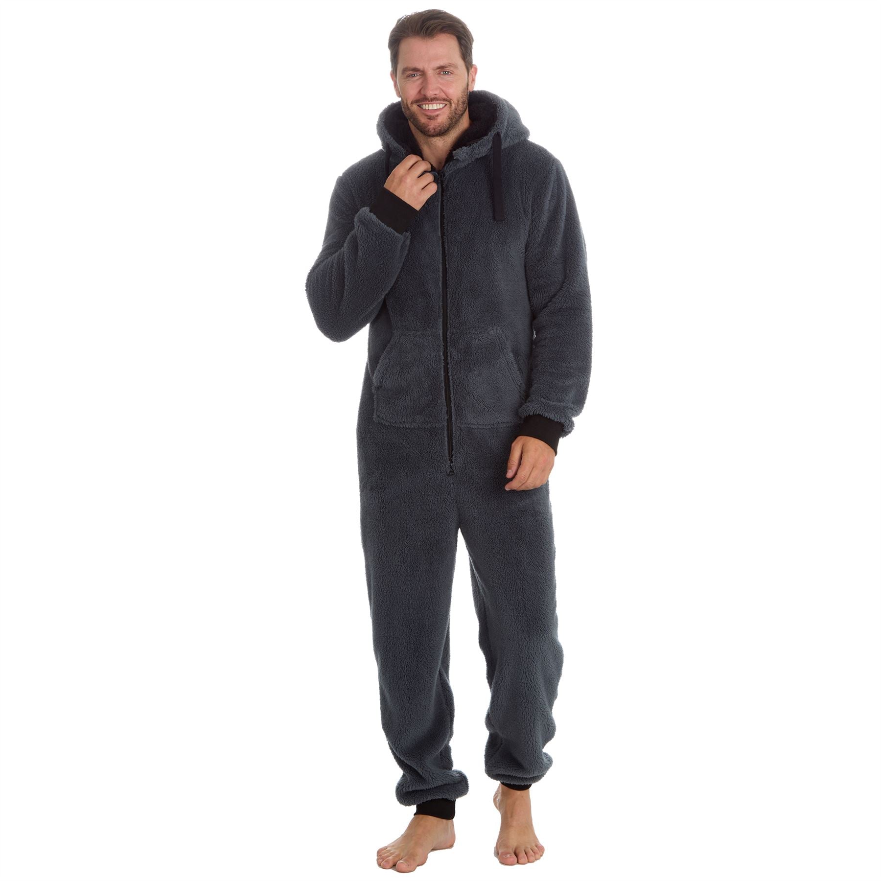 Slumber Hut Mens Snuggle Fleece Onesie