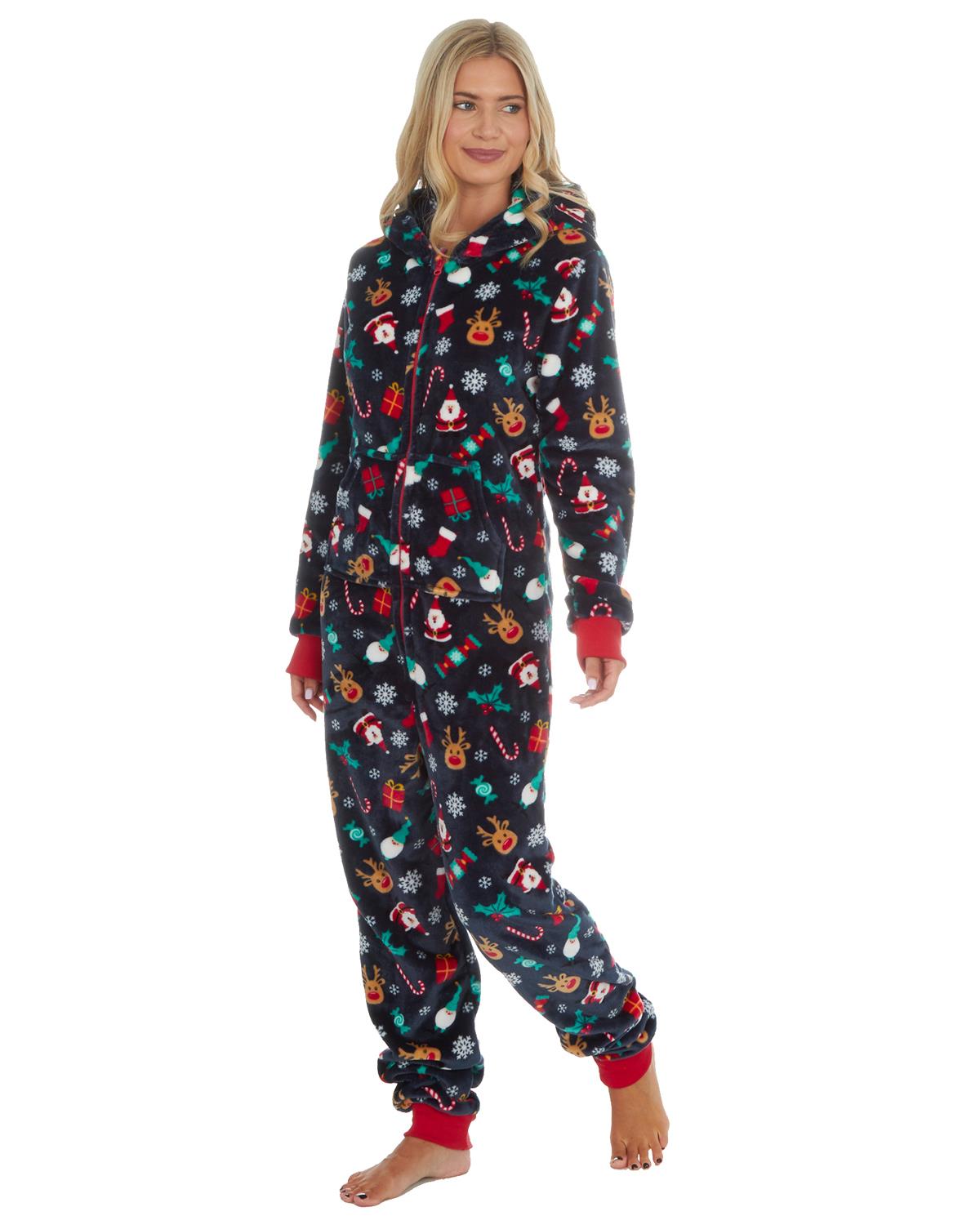 Unisex Christmas Hooded Onesie