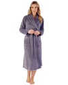 Slenderella Womens 46" Mini Waffle Dressing Gown