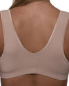 Gemm Womens Cotton Front Fastening Wireless Bra