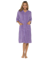 Undercover Womens Zip Up Towelling Dressing Gown