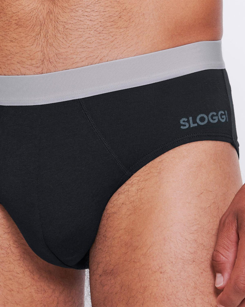 Sloggi Mens 2 Pack Cotton Go ABC 2.0 Brief