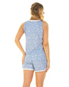 La Marquise Womens Heather Stars Short Pyjamas