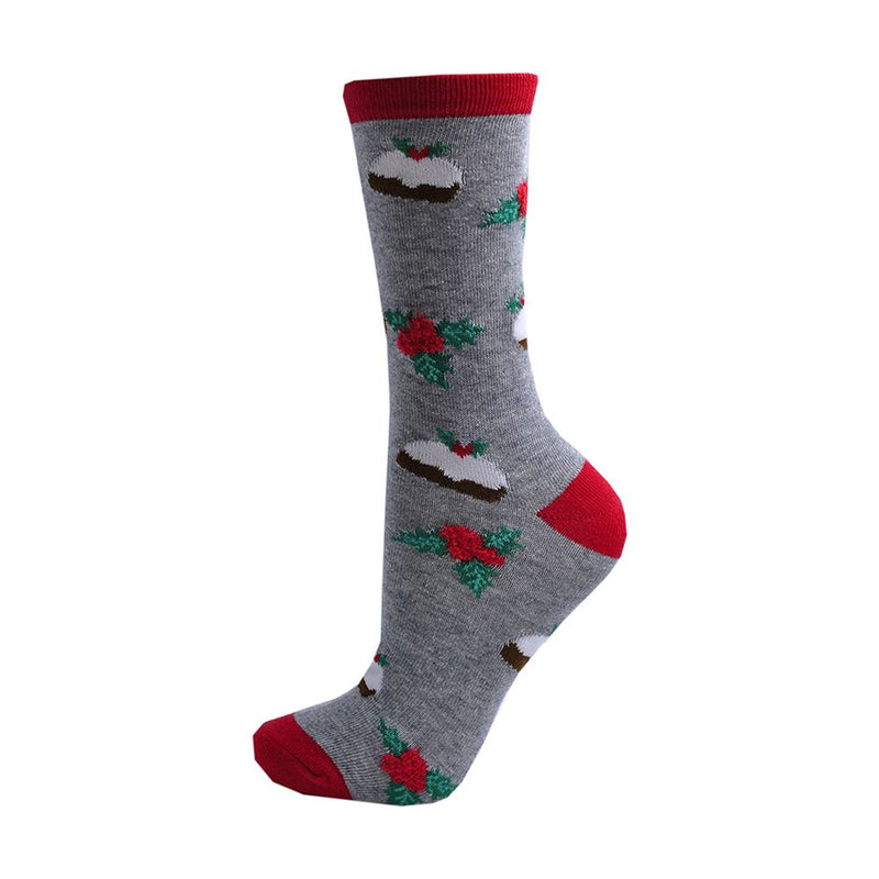 4 Pairs Womens Cotton Rich Christmas Socks