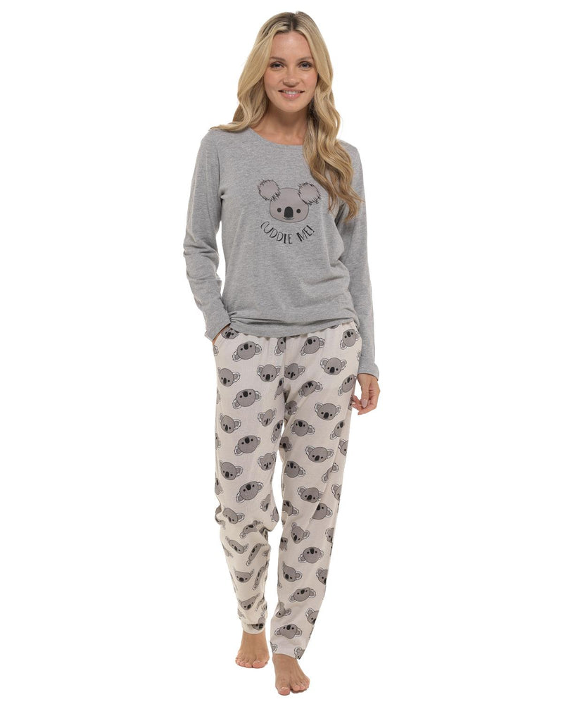 Undercover Womens Jersey Grey Koala Pyjamas