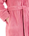 Slenderella Womens 52" Waffle Fleece Wrap Dressing Gown