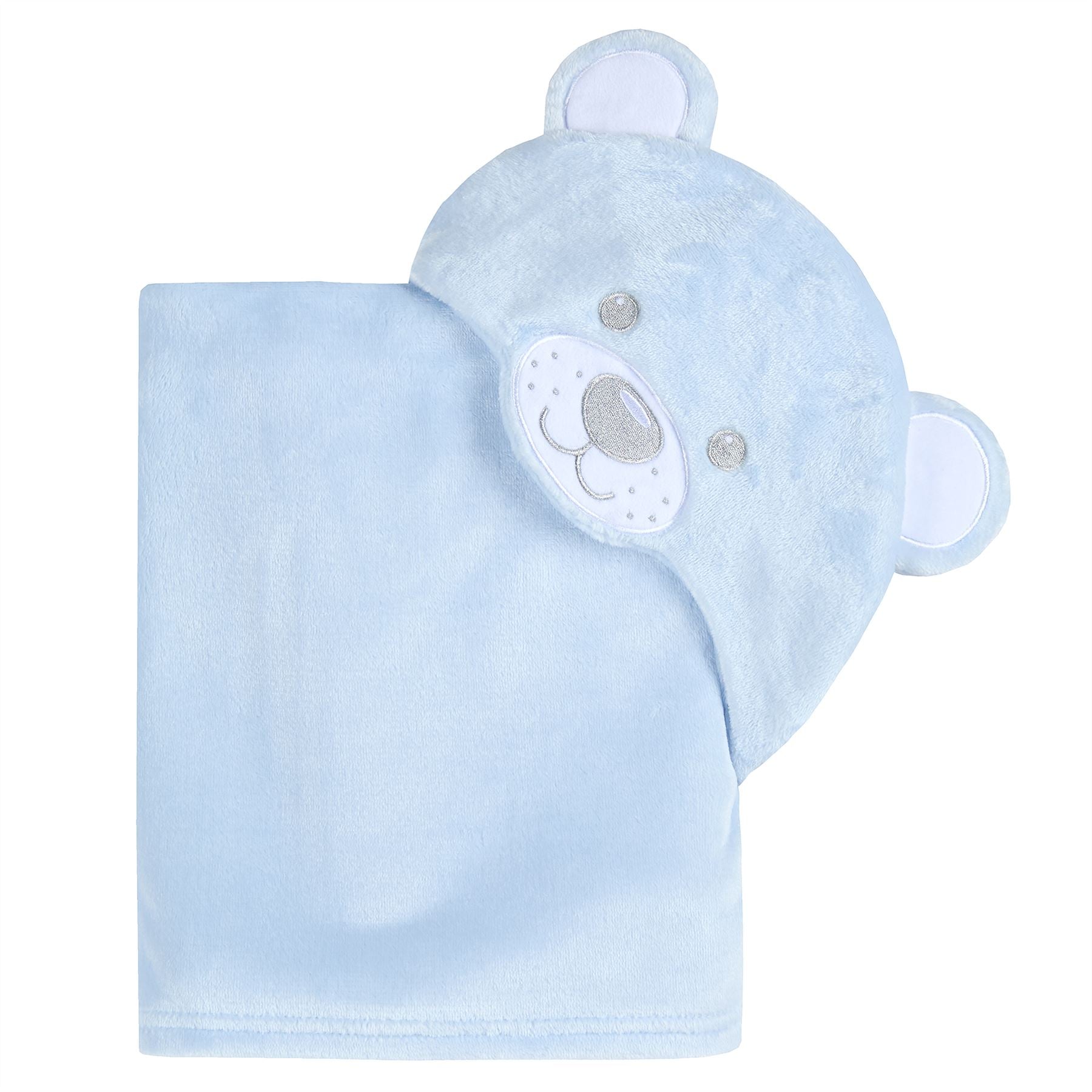 Babytown Animal Fleece Hooded Blanket