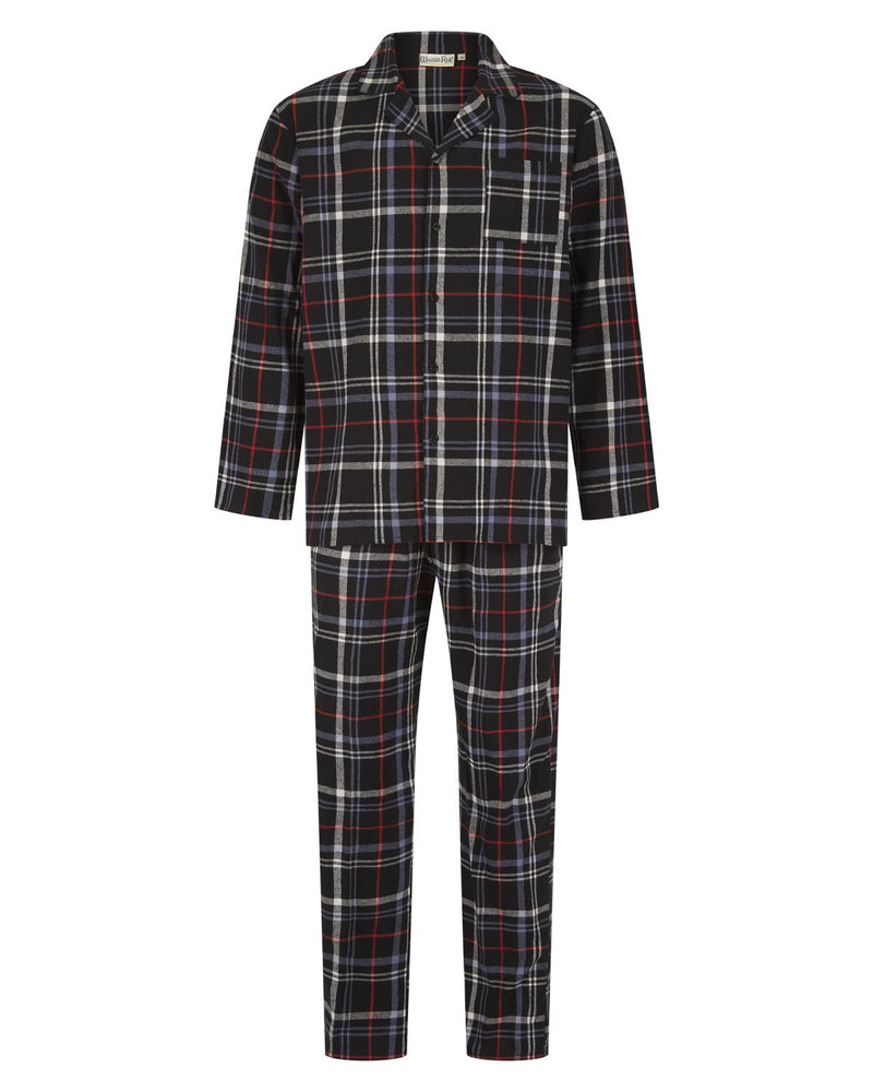 Walker Reid Mens Brushed Cotton Tailored Pyjamas