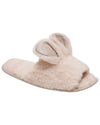 Loungeable Womens Fur Bunny Ear Slippers