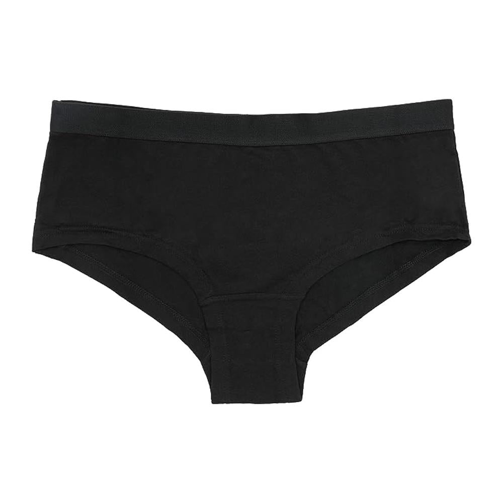 Girls 10 Pack Plain Black Short Knickers