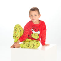 The Grinch Kids Christmas Fleece Pyjamas