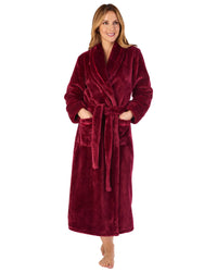 Slenderella Womens Luxury Flannel Fleece 48" Robe