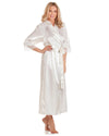 Lady Olga Womens Luxury Satin Dressing Gown