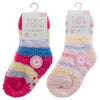 4 Pairs Baby Girls Mixed Striped Cosy Socks