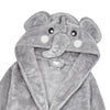 Kids Elephant Hood Fleece Dressing Gown