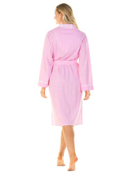 La Marquise Womens Cotton Dots Robe