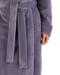 Slenderella Womens 52" Waffle Fleece Wrap Dressing Gown