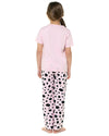 Foxbury Girls Pink Dalmation Long Pyjamas