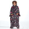 Huggable Girls Stars & Hearts Oversized Blanket Poncho