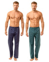 Haigman Mens 2 Pack Pyjama Bottoms