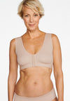 Naturana Womens Front Fastening Wireless Bra