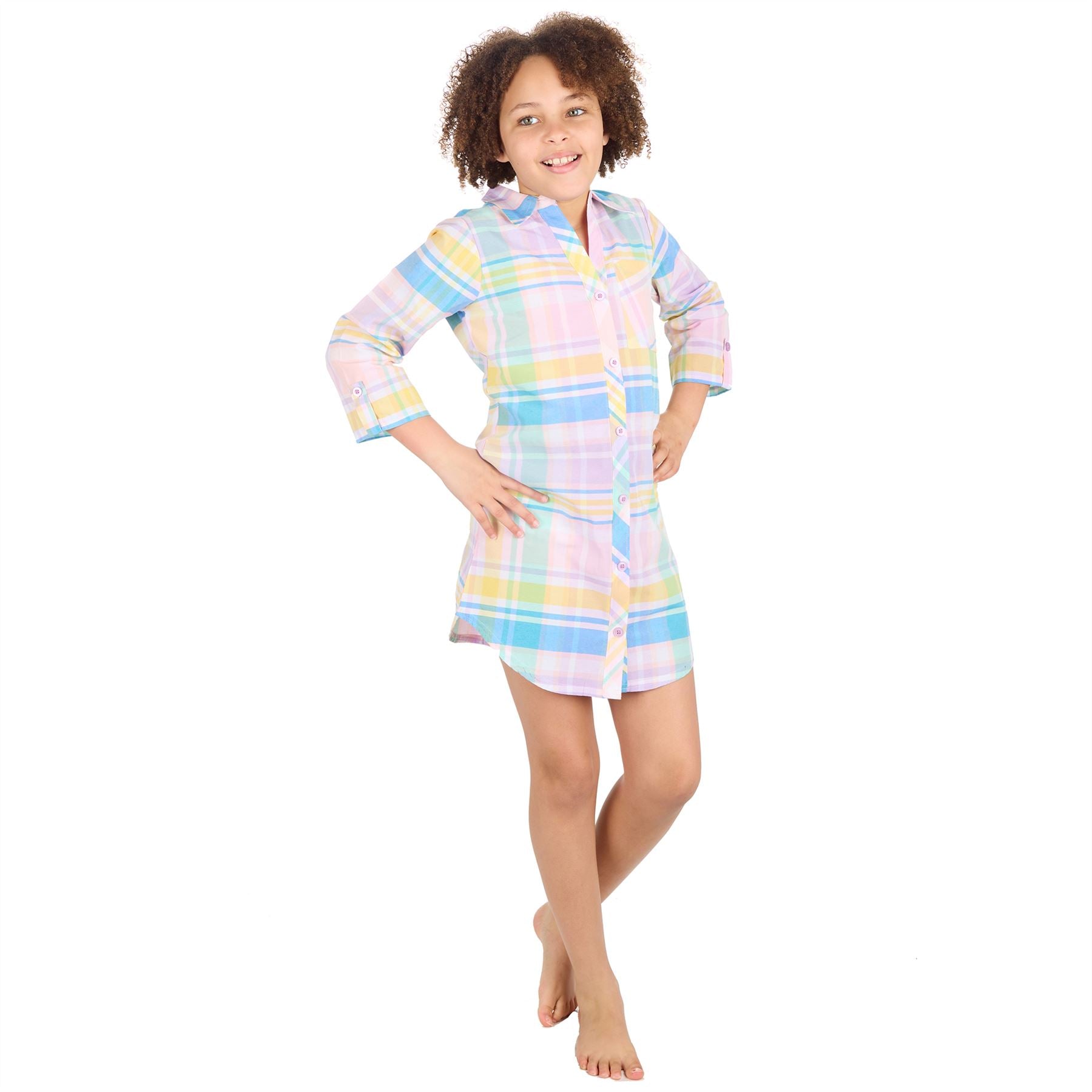 Forever Dreaming Girls Check Nightshirt