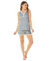 La Marquise Womens Heather Stars Short Pyjamas