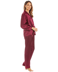 Lady Olga Womens Satin Pyjamas