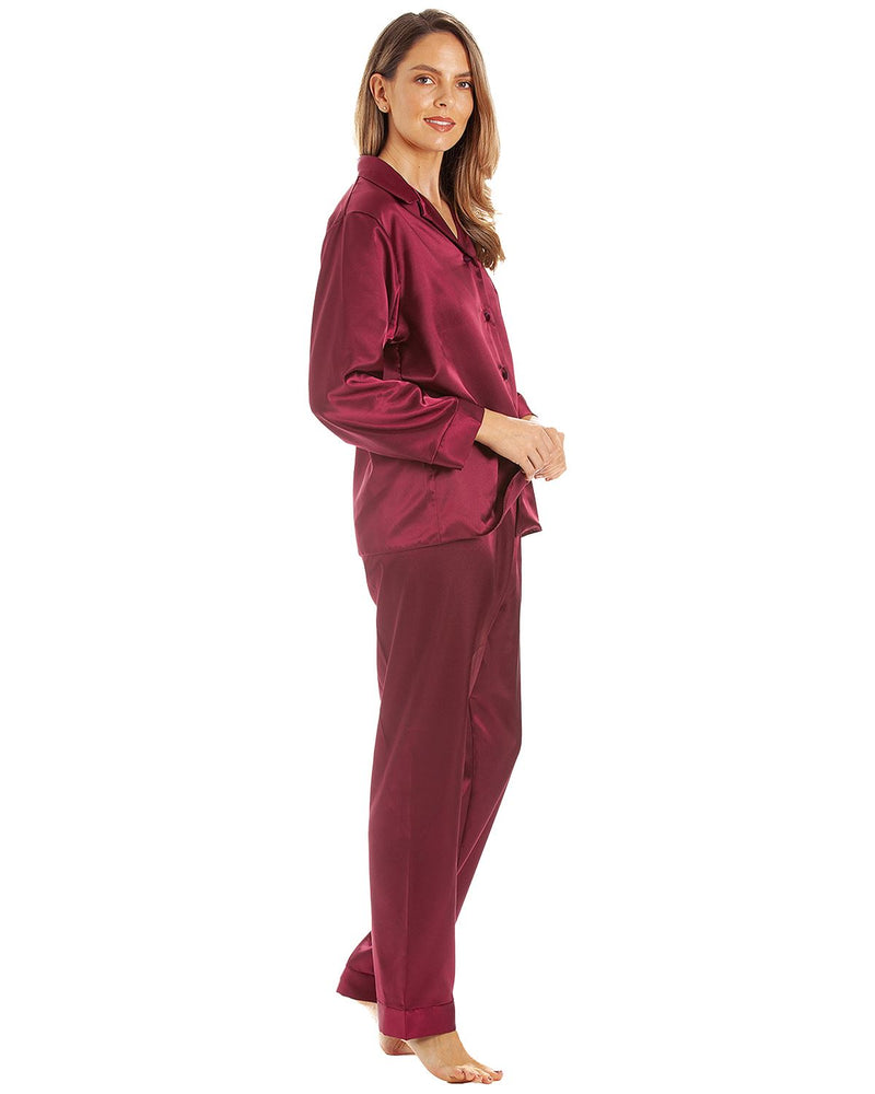 Lady Olga Womens Satin Pyjamas