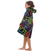 Huggable Kids Multicoloured Gaming Snuggle Hoodie