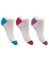 Nice Socks Womens 3 Pack Sparkle Trainer Socks