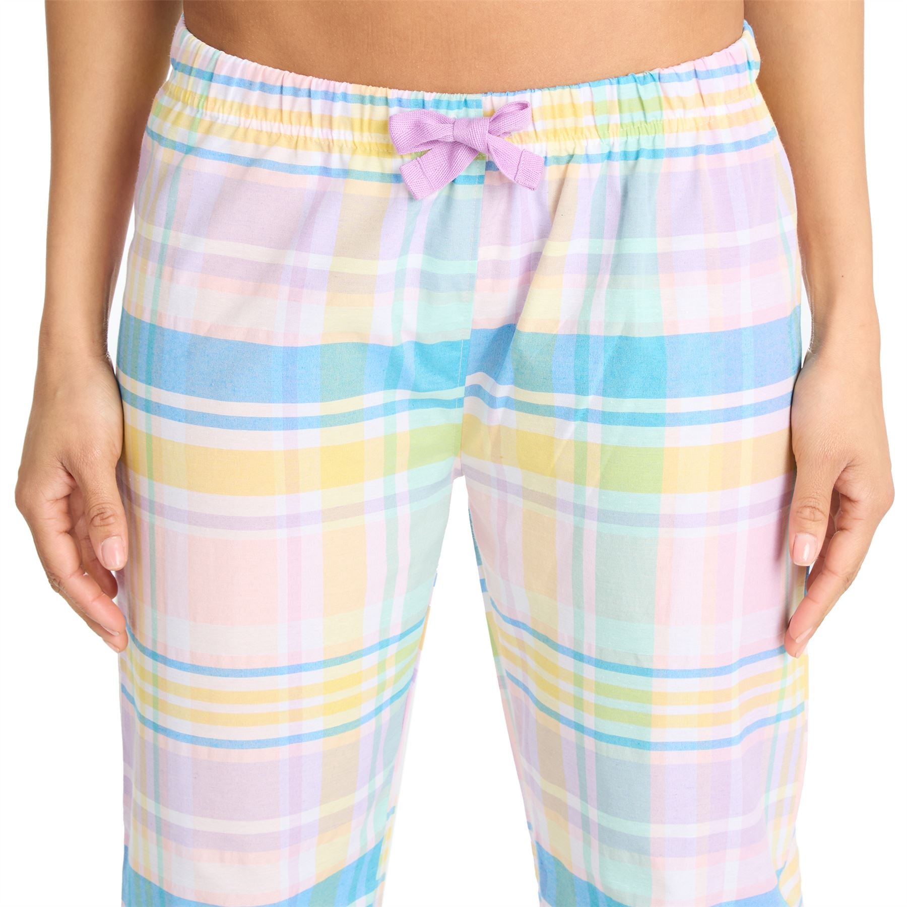 Forever Dreaming Womens Check Print Button Pyjamas