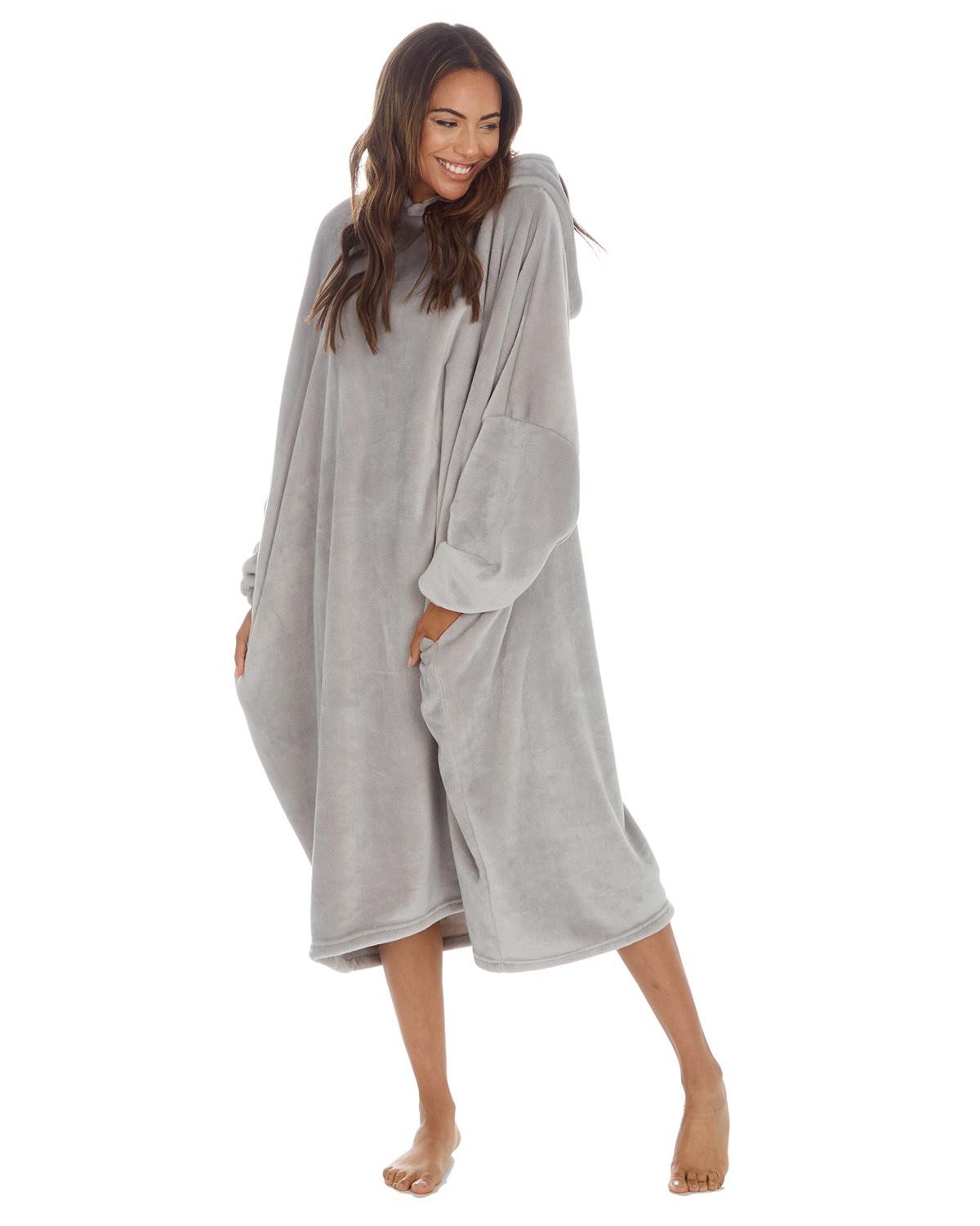 Slumber Party Womens Long Snuggle Hoodie