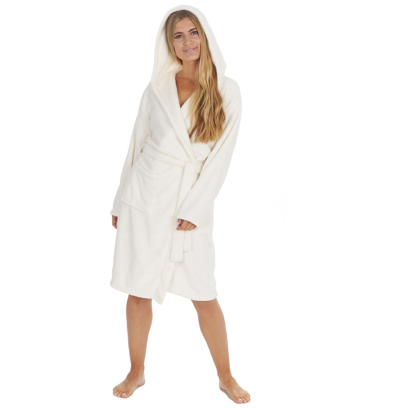 Forever Dreaming Womens Hooded Dressing Gown