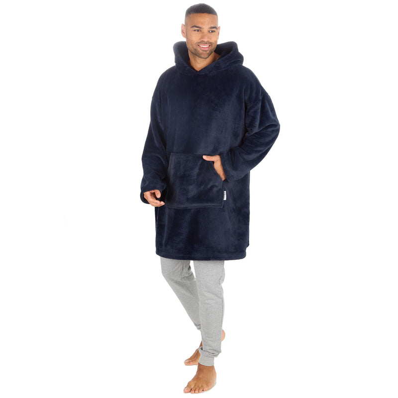 Huggable Adults Plain Oversized Fleece Hoodie