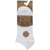 Womens 6 Pack Bamboo Trainer Socks