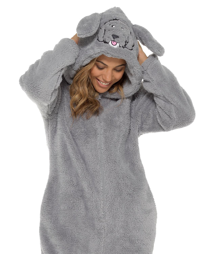 Slumber Hut Womens Cockapoo Dog Onesie