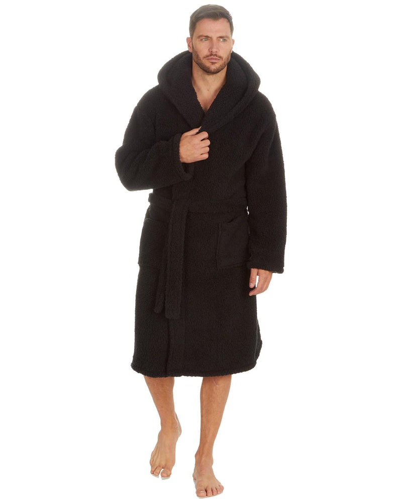 Cargo Bay Mens Borg Fleece Dressing Gown